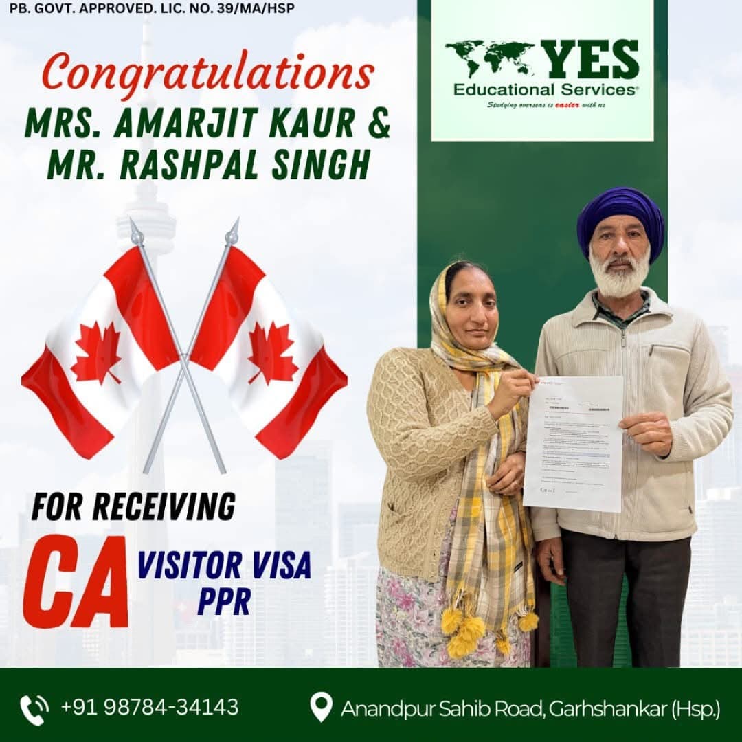 Visa success celebration at Yes Educational Services